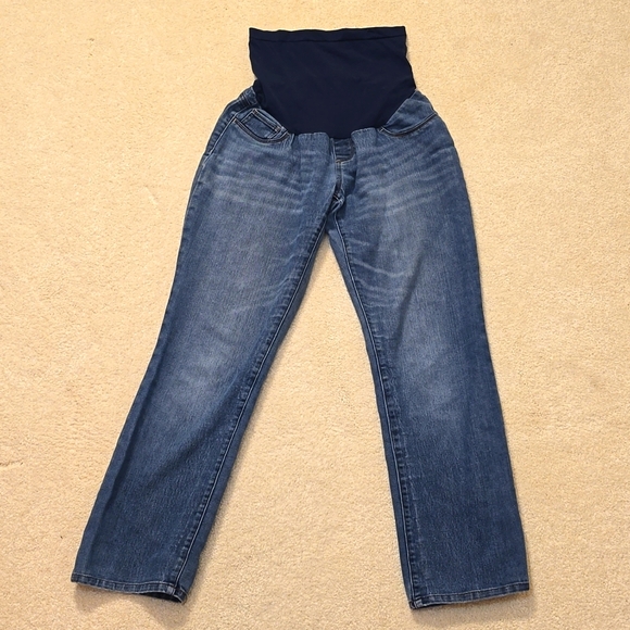 2 Petite Medium Jessica Simpson and Indigo Blue Maternity Boot Cut Jeans Bundle - Picture 8 of 13